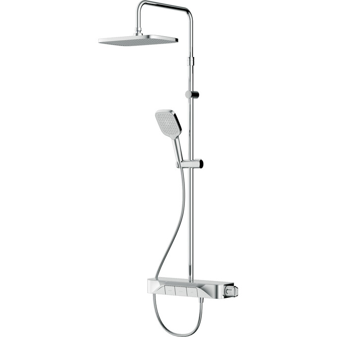 Душевая система с термостатом Am.Pm Func F078F200 (с полкой), Цвет производителя: хром, фото 