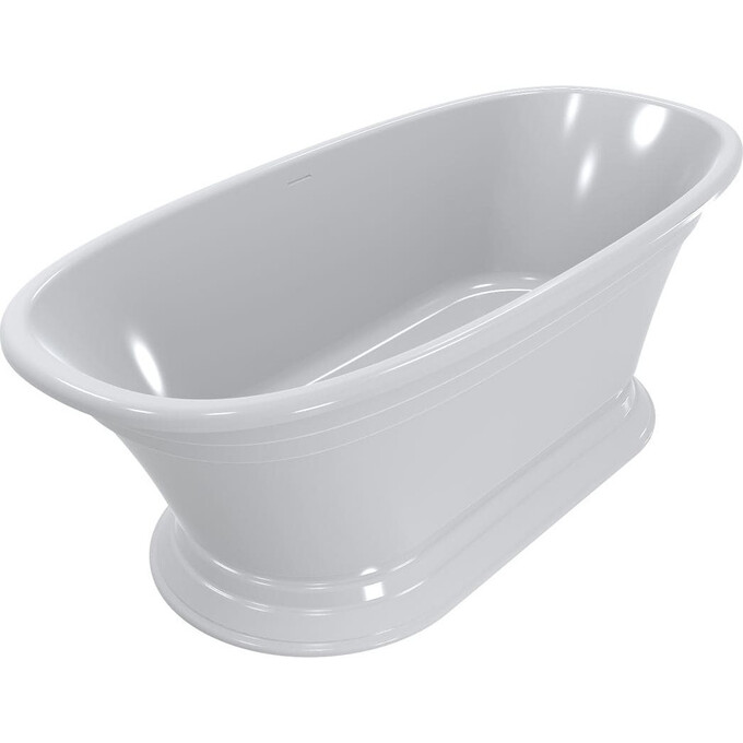 Мраморная ванна Miraggio Anastasia Miramarble 69125621 (175x80 см, отдельностоящая), Технология производства: Miramarble, Цвет производителя: белый глянец, фото 