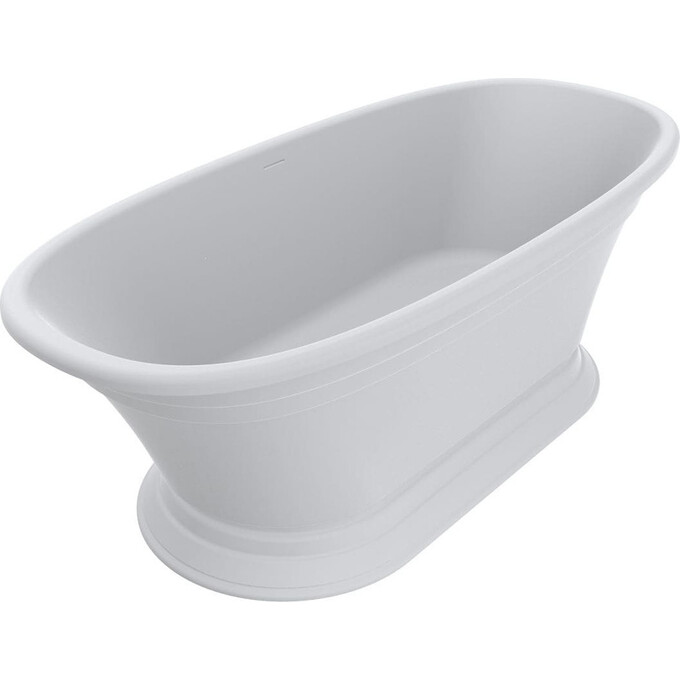 Каменная ванна Miraggio Anastasia Mirasoft 69125623 (175x80 см, белая матовая, отдельностоящая), Технология производства: Mirasoft Technology, Цвет производителя: белый матовый, фото 