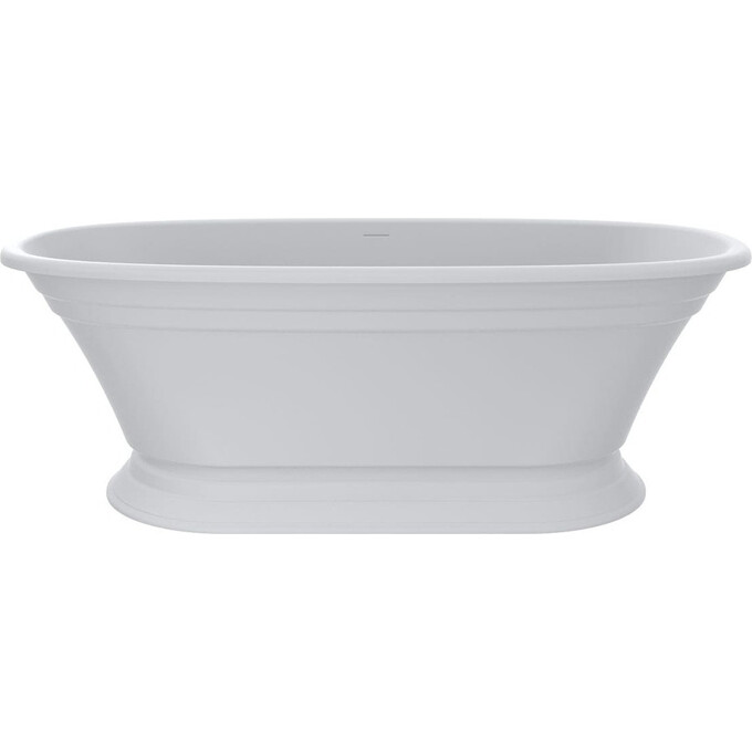 Мармурова ванна Miraggio Anastasia Miramarble Matt 69125622 (175x80 см, біла матова, окремостояча), Технологія виробництва: Miramarble Matt, Колір виробника: білий матовий, фото , изображение 2