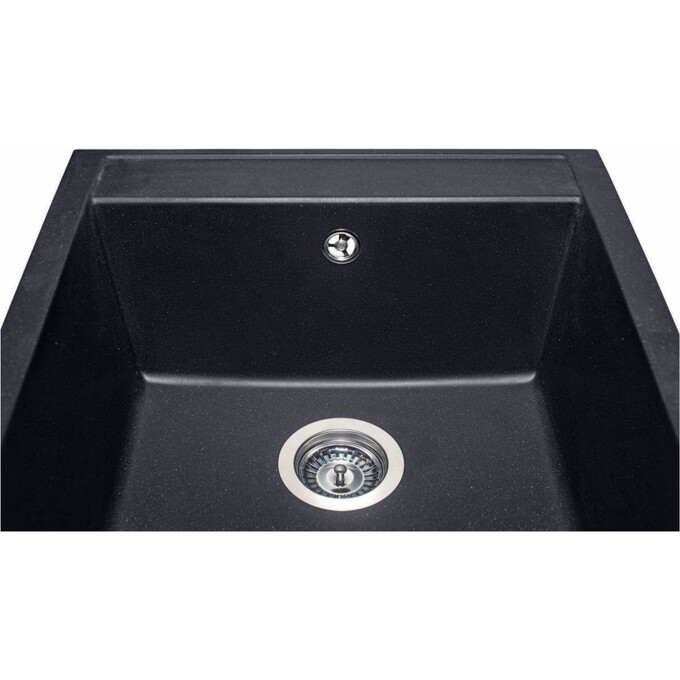 Мийка для кухні Miraggio Bodrum 510 Black Shine 0002245 (50x49, чорна, із сифоном), Доступні розміри: 51 x 50, Колір виробника: чорний, фото , изображение 7