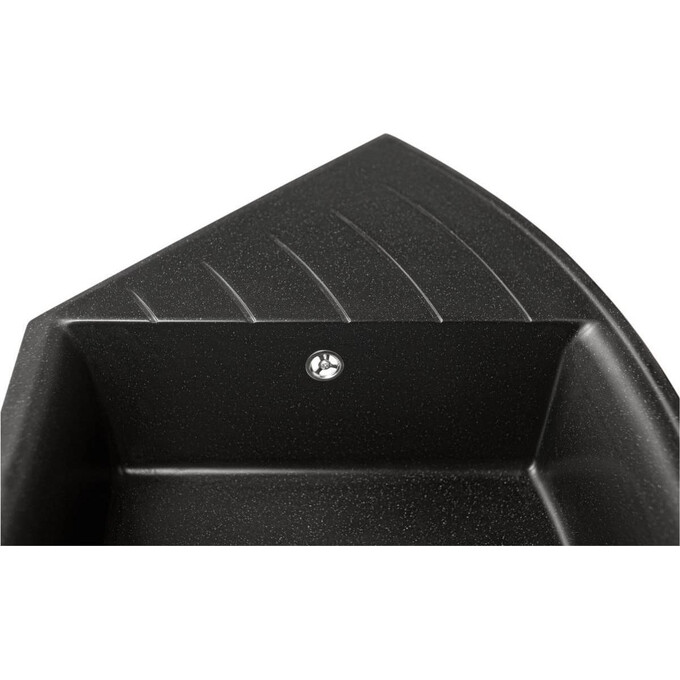 Мийка для кухні Miraggio Europe Black Shine 0002562 (110x57, чорна, із фруктівницею, із сифоном), Колір виробника: чорний, фото , изображение 3