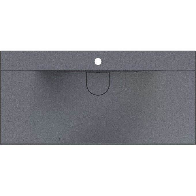 Умивальник Miraggio Fly 1000 Mirastone Gray 0001454 (100x48 см, сірий, з крилом), Доступні розміри: 100 x 48, Технологія виробництва: Mirastone, Колір виробника: сірий, фото , изображение 3