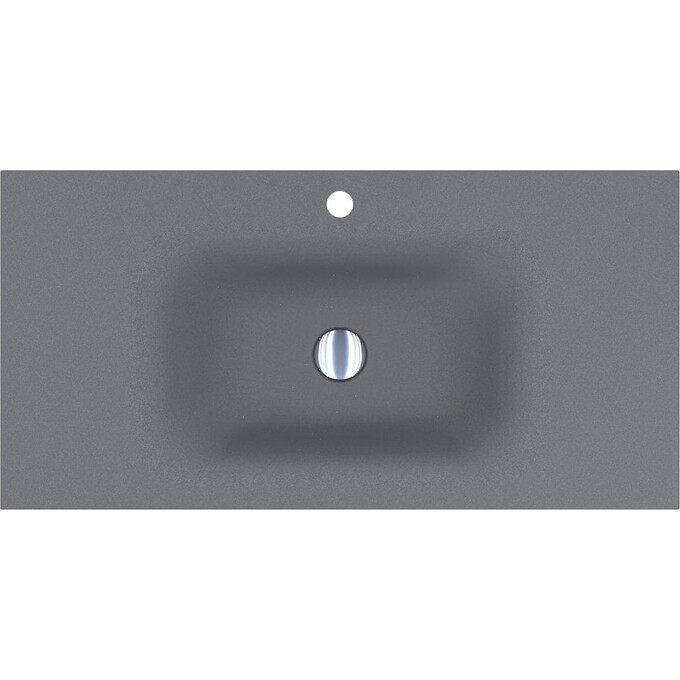 Раковина Miraggio Jessel 1000 Mirastone Grey 8813469 (100x45 см, сіра, з крилом), Доступні розміри: 100 x 45, Технологія виробництва: Mirastone, Колір виробника: сірий, фото , изображение 2