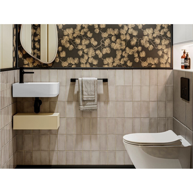 Раковина Miraggio Ko R Miramarble 69125610 (40x22 см, правая чаша), Доступные размеры: 40 x 22 R, Технология производства: Miramarble, Цвет производителя: белый глянец, фото 4