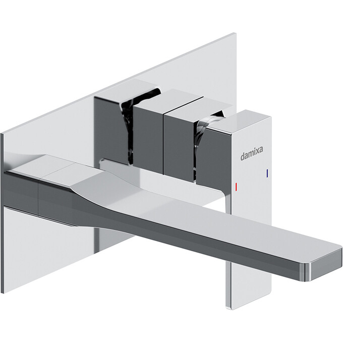 Смеситель скрытого монтажа для умывальника Damixa Gala 530260000 (внутренняя часть в комплекте), Цвет производителя: хром, фото 