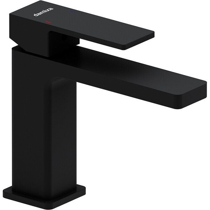 Змішувач для умивальника Damixa Gala 530210300 (чорний матовий), Колір виробника: чорний матовий, фото 