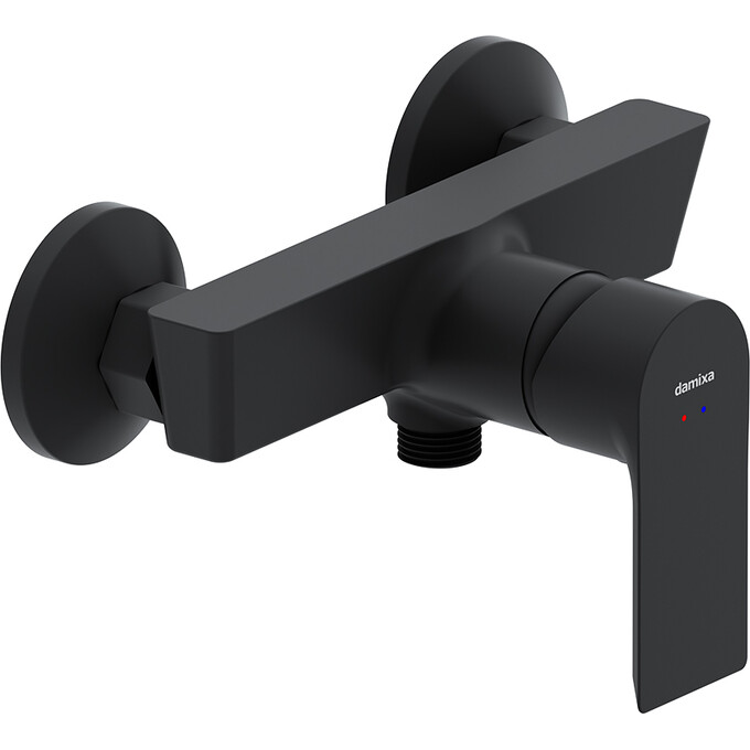 Смеситель для душа Damixa Apollo 472000300 (черный матовый), Цвет производителя: черный матовый, фото 