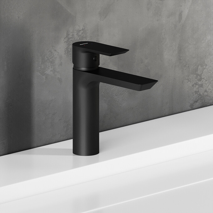 Змішувач для умивальника Damixa Apollo 470210300 (чорний матовий), Колір виробника: чорний матовий, фото , изображение 2