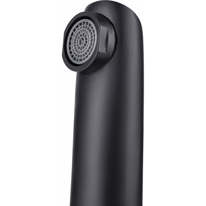 Смеситель для ванны Lidz Nicole 006 Black Matt (LDNIC006BLA35180, черный матовый, с лейкой и шлангом), фото 4