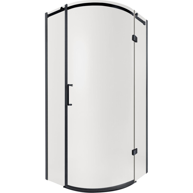 Душова кабіна Qtap Virgo BLA1099AC8 (VIRBLA1099AC8, 90x90 см, скло прозоре, петлі чорні матові), фото 