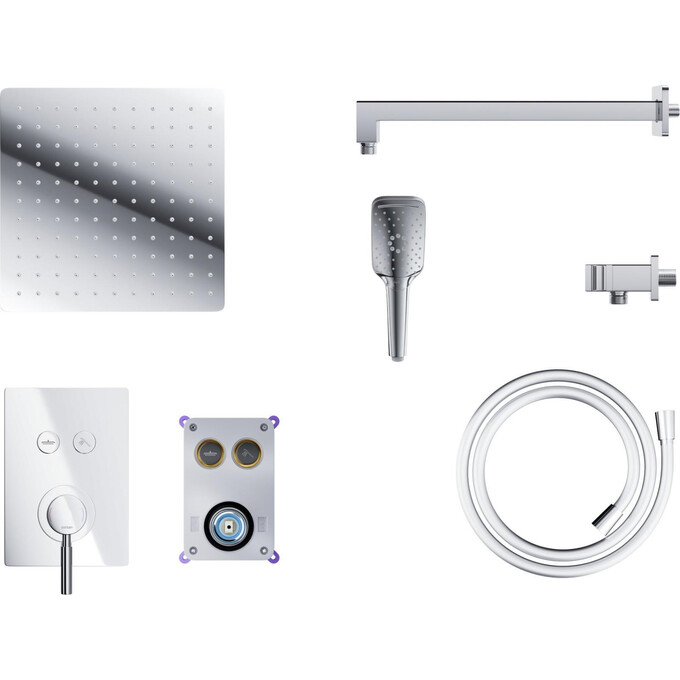 Душевая система Corsan Chrom + Box CMZ068CH (скрытого монтажа), фото 9