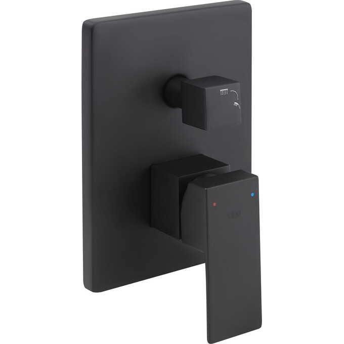 Душевая система Qtap Aquarius Black Matt QTAQA64103NGB (черная матовая, скрытого монтажа), фото 3