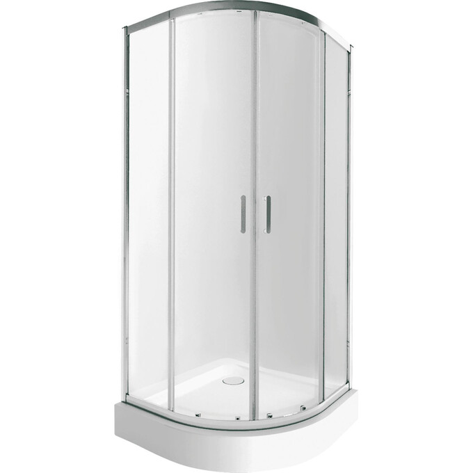 Набор Qtap TAUCRM1011AC6SET: душевая кабина Taurus TAUCRM1011AC6 + поддон Robin ROBIN301112, фото 