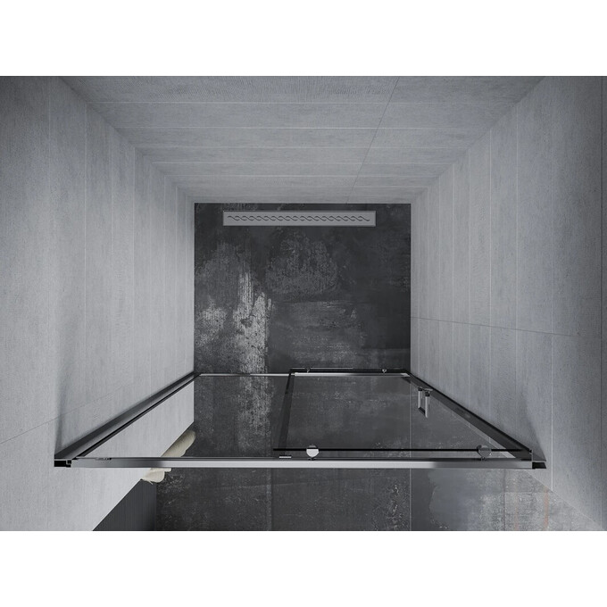 Душевая дверь Mexen Apia Chrome 135 MEX-845-135-000-01-00 (135 см, стекло прозрачное, профиль хром), Доступные размеры: 135, Цвет производителя: хром, фото 5