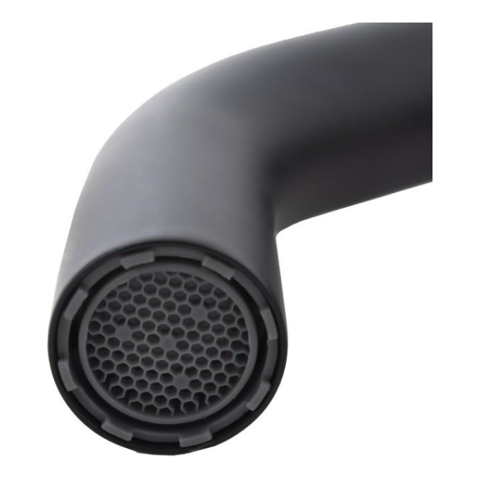 Змішувач для раковини Yoka Moli 24 Black BU.MOLI-24-BLK (чорний матовий), фото , изображение 6