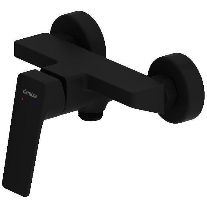 Смеситель для душа Damixa Merkur 402000300 (черный матовый), Цвет производителя: черный матовый, фото 