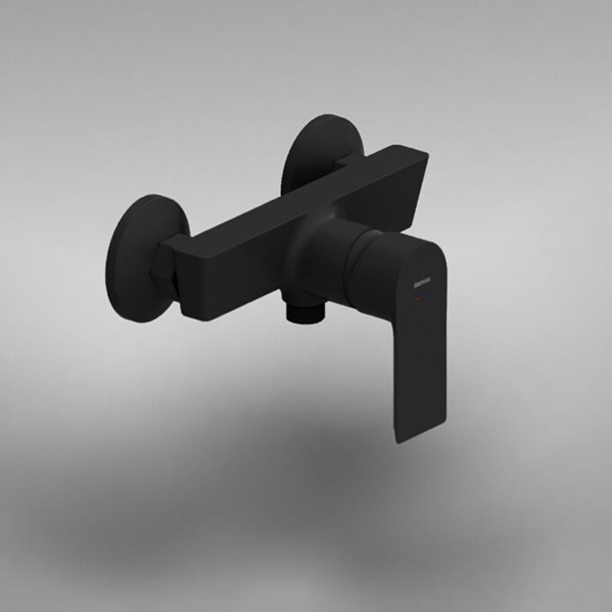 Смеситель для душа Damixa Apollo 472000300 (черный матовый), Цвет производителя: черный матовый, фото 3