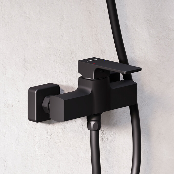 Смеситель для душа Damixa Gala 532000300 (черный матовый), Цвет производителя: черный матовый, фото 3