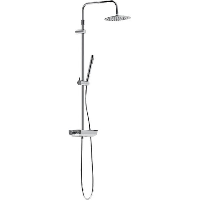 Душевая система Damixa Scandinavian Pure 936780000 (с полкой), Цвет производителя: хром, фото 