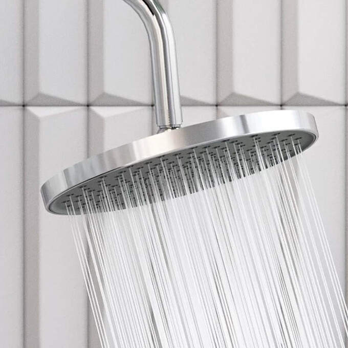 Душевая система с термостатом Damixa Apollo 947760000 (с полкой и изливом), Цвет производителя: хром, фото 6