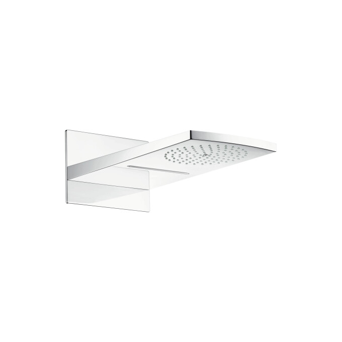 Верхний душ Hansgrohe Rainfall 180 2jet Chrome 28433400 (2 режима струи, с кронштейном), фото 