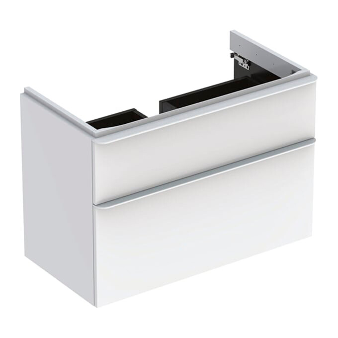 Подвесная тумба Geberit Smyle 500.354.00.1 (88 см, белая глянцевая, подвесная), Доступные размеры: 88, Цвет производителя: белый глянец, фото 