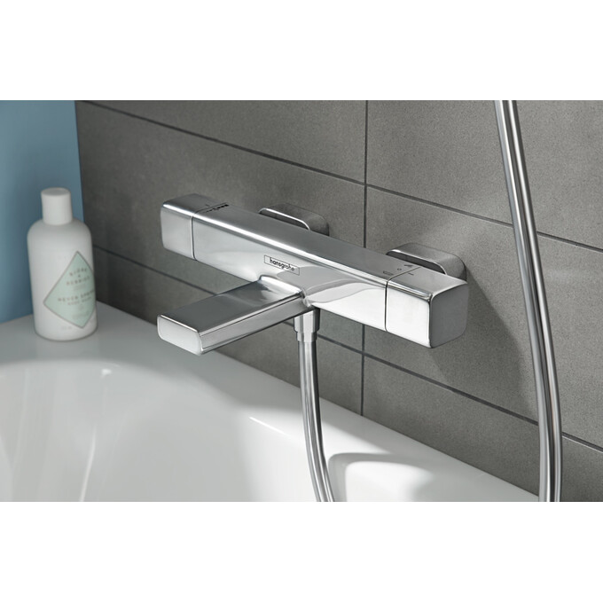 Смеситель для ванны с термостатом Hansgrohe Ecostat E Chrome 15774000, фото 7