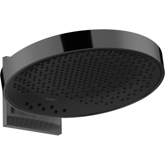 Верхний душ Hansgrohe Rainfinity 360 3jet Black Matt 26234670 (черный матовый, 3 режима струи, с кронштейном), Цвет производителя: черный матовый, фото 