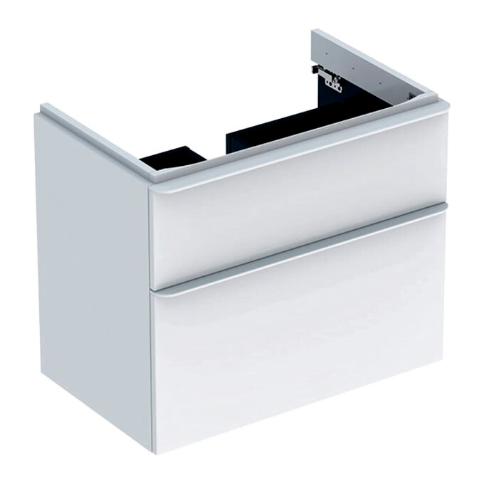 Подвесная тумба Geberit Smyle 500.353.00.1 (73 см, белая глянцевая, подвесная), Доступные размеры: 73, Цвет производителя: белый глянец, фото 