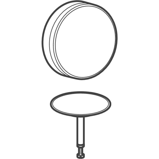 Декоративный комплект Geberit Split d52 150.300.14.1 (черный матовый), фото 2