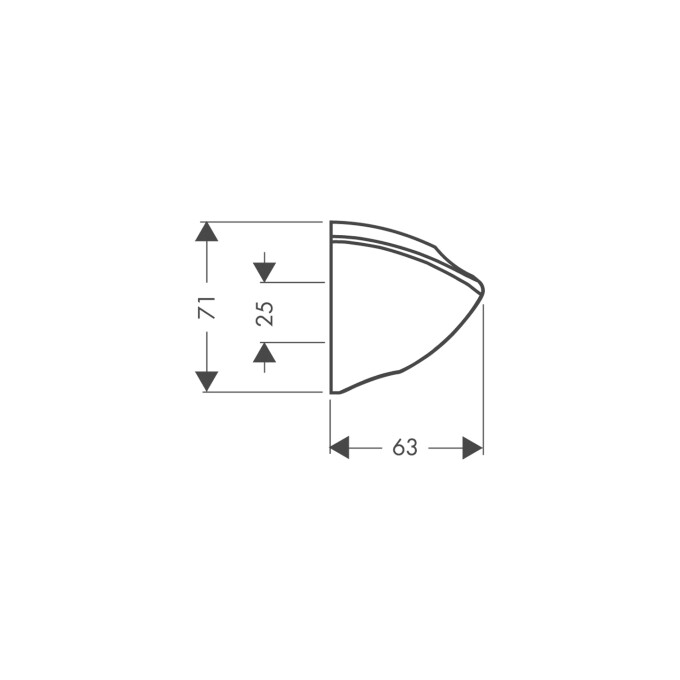 Держатель для душа Hansgrohe Porter C Chrome 27521000, фото 2