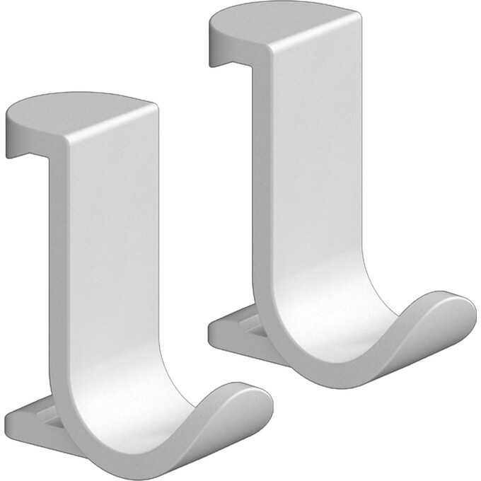 Крючок для ванной Hansgrohe Wallstoris White Matt 27914700 (белый матовый, одинарный, 2 шт.), Цвет производителя: белый матовый, фото 