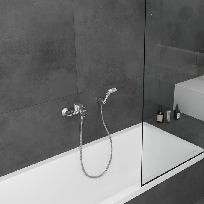 Змішувач для ванни Hansgrohe Vernis Shape Chrome 71450000, Колір виробника: хром, фото , изображение 7