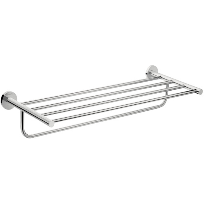 Полотенцедержатель Hansgrohe Logis Chrome 41720000 (с полкой), фото 