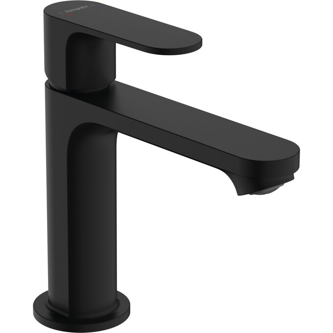 Смеситель для умывальника Hansgrohe Rebris S Black Matt 72517670 (черный матовый, с донным клапаном), Цвет производителя: черный матовый, фото 