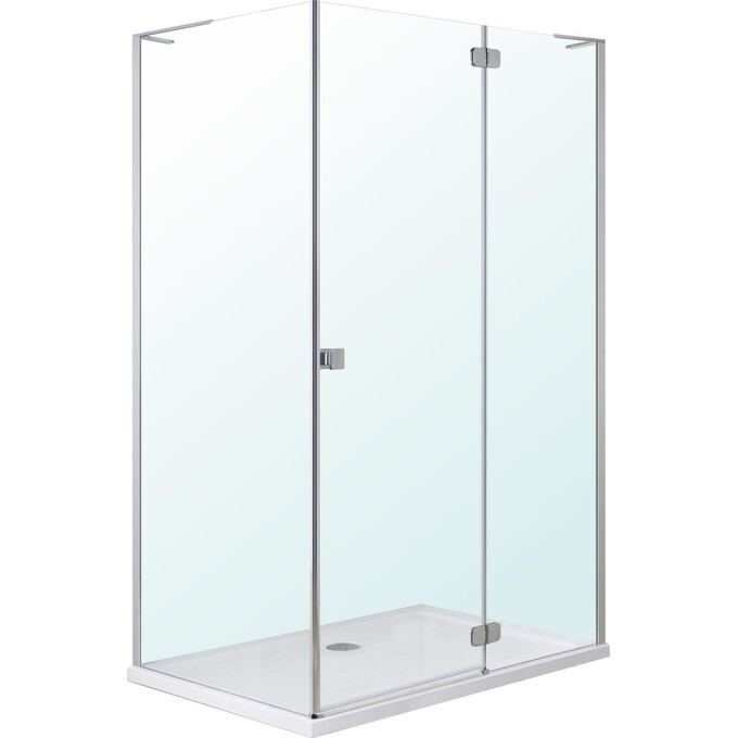Душова кабіна Volle Benita Right 1017.134600R(3 коробки) (120x80 см, скло прозоре, профіль хром), Доступні розміри: 120 x 80 R, Колір виробника: хром, фото 
