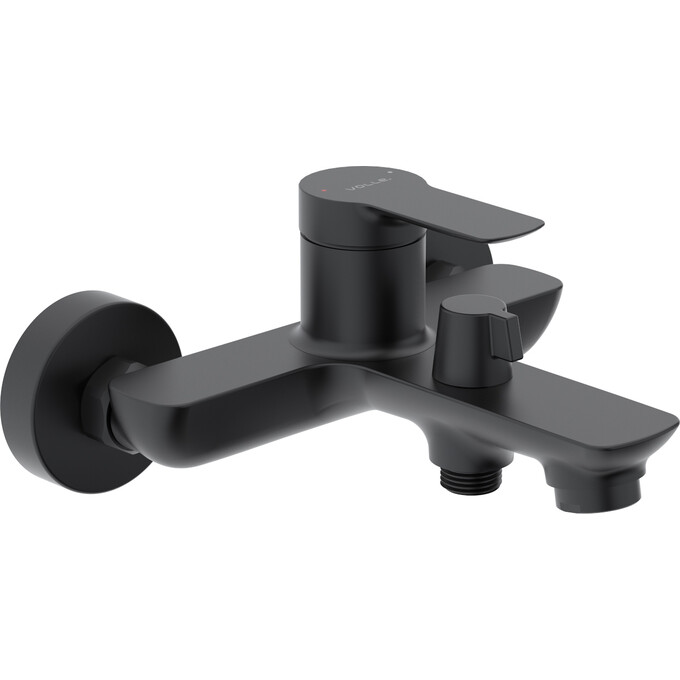 Смеситель для ванны Volle Libra Black Matt 1521.030104 (черный матовый), Цвет производителя: черный матовый, фото 