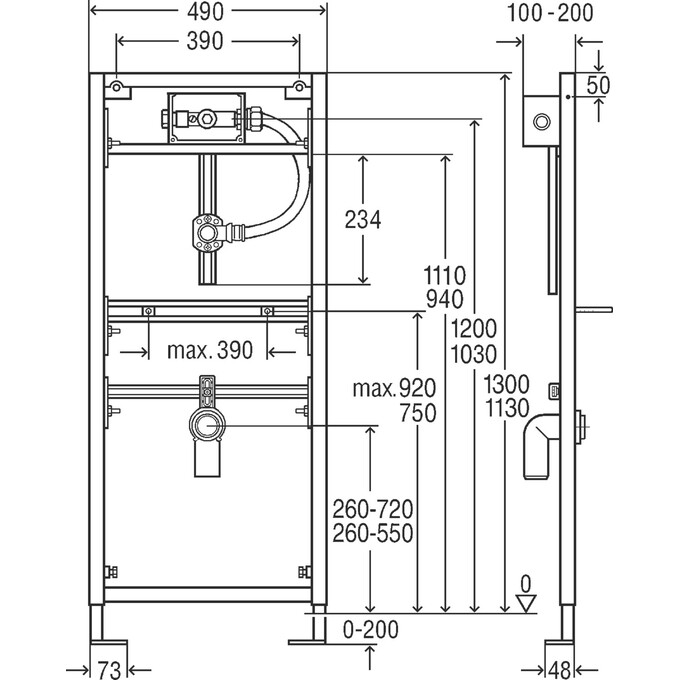 Инсталляция для писсуара Viega Eco Plus (611934), фото 2