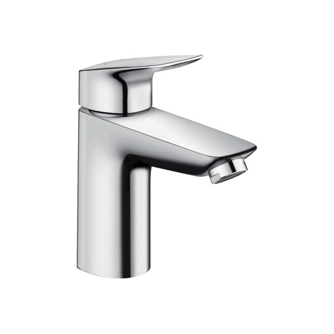 Смеситель для умывальника Hansgrohe Logis Chrome 71105000 (с донным клапаном), фото 