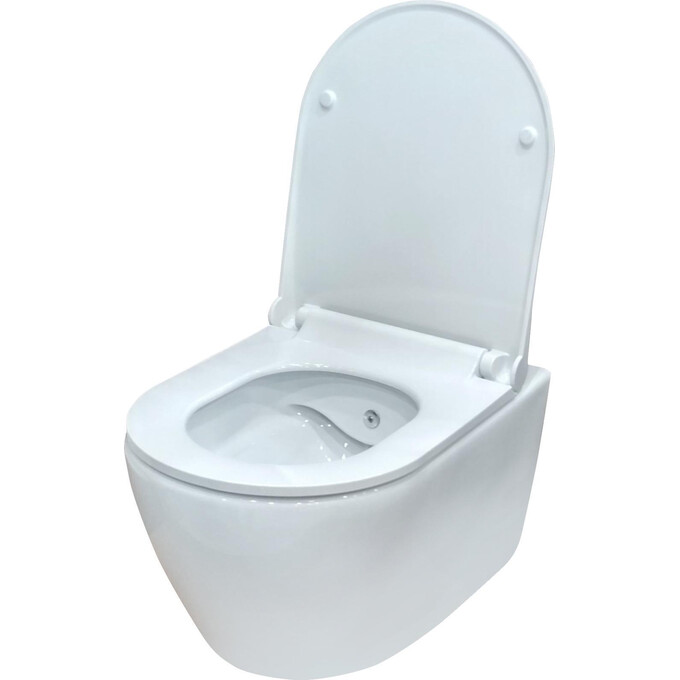 Безободковый подвесной унитаз Volle Virgo 1324.491007 (с биде и сиденьем), фото 