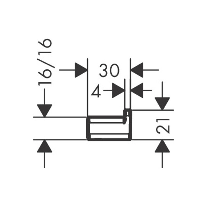 Крючок для ванной Hansgrohe Addstoris Chrome 41742000 (одинарный), Цвет производителя: хром, фото 2