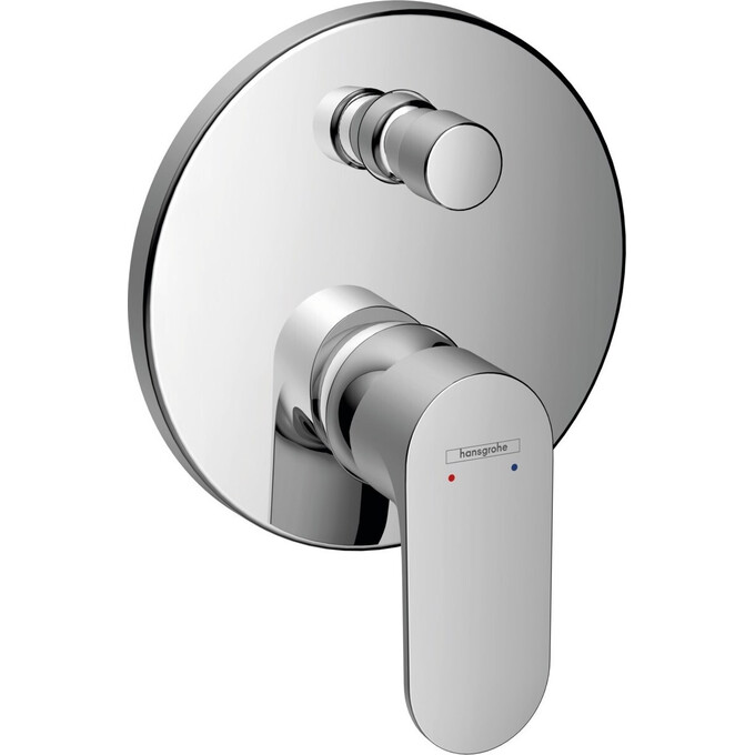 Зовнішня частина змішувача прихованого монтажу для ванни Hansgrohe Rebris S 72466000, Колір виробника: хром, фото 