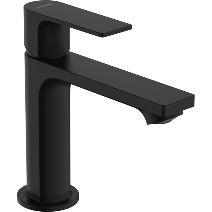 Смеситель для умывальника Hansgrohe Rebris E Black Matt 72557670 (черный матовый, с донным клапаном), Цвет производителя: черный матовый, фото 