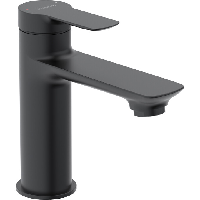 Смеситель для умывальника Volle Libra Black Matt 1521.010104 (черный матовый), фото 