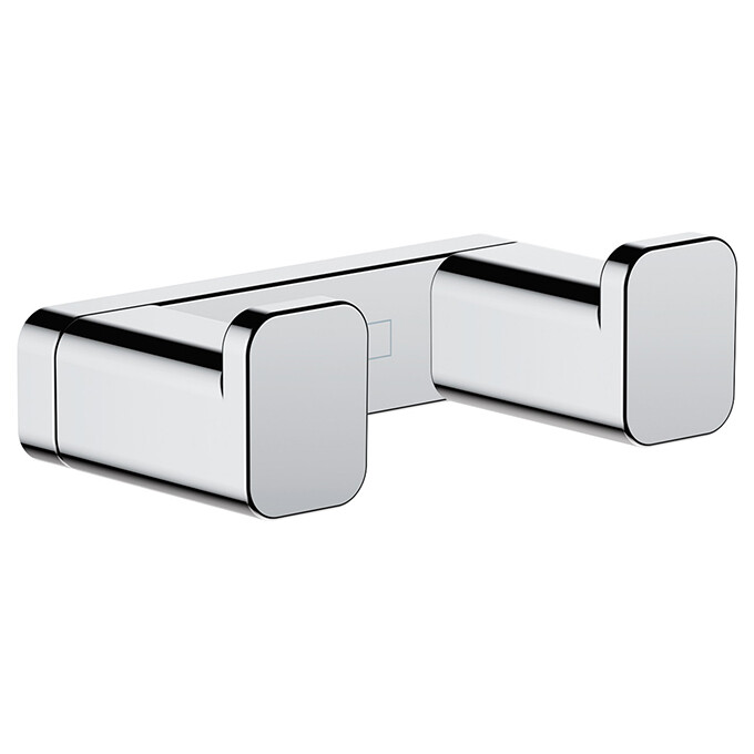 Крючок для ванной Hansgrohe Addstoris Chrome 41755000 (двойной), Цвет производителя: хром, фото 