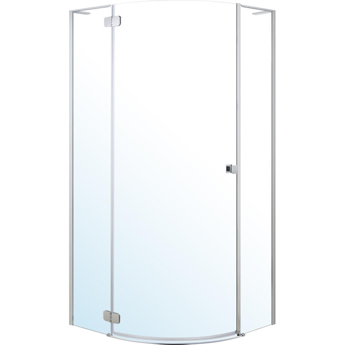 Душевая кабина Volle Benita Left 1017.114600L (90x90 см, стекло прозрачное, профиль хром), Доступные размеры: 90 x 90 L, Цвет производителя: хром, фото 