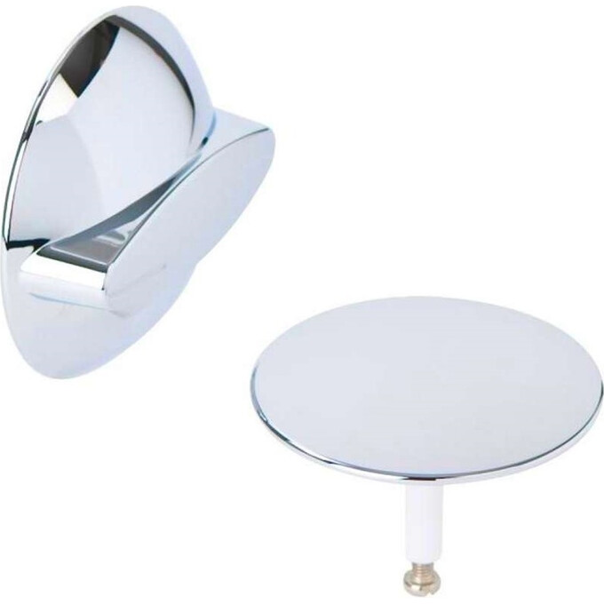 Внешняя часть набора для слива и перелива Hansgrohe Flexaplus Chrome 58185000, Цвет производителя: хром, фото 