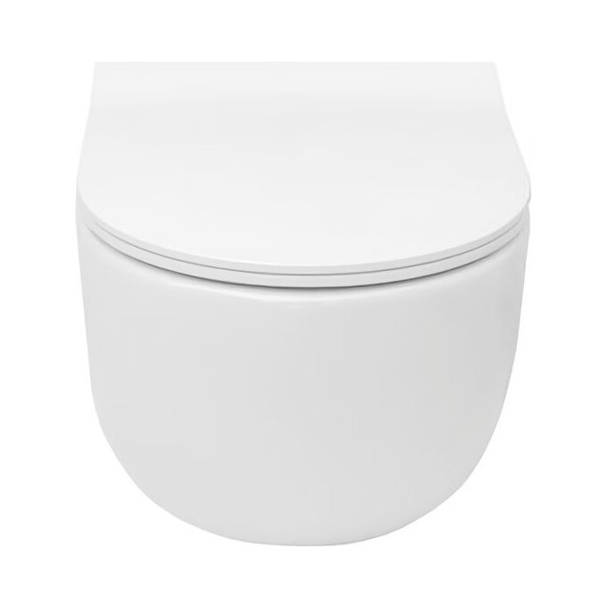 Безободковый подвесной унитаз Roca Meridian A34H242000 (c сиденьем), фото 3