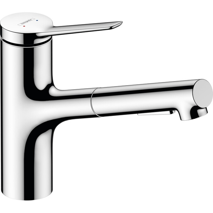 Смеситель для кухни Hansgrohe Zesis M33 Chrome 74800000 (хром, с выдвижной лейкой), Цвет производителя: хром, фото 